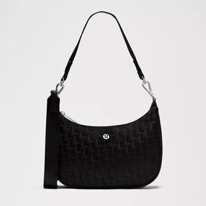 *NWT* LULULEMON Black City Essentials Small Shoulder Bag 3L L Monogram Jacquard